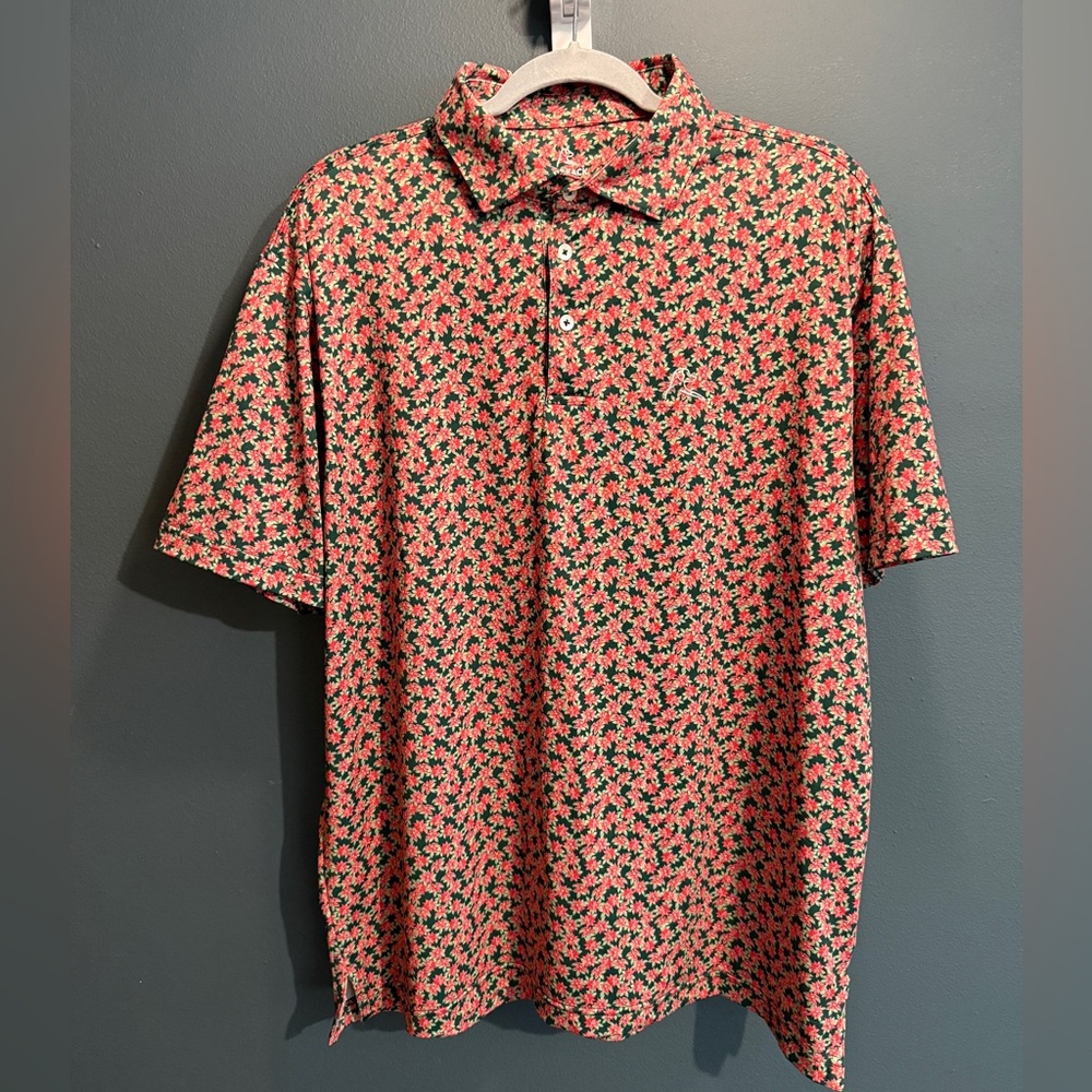 Rhoback “The Poinsettia” Polo